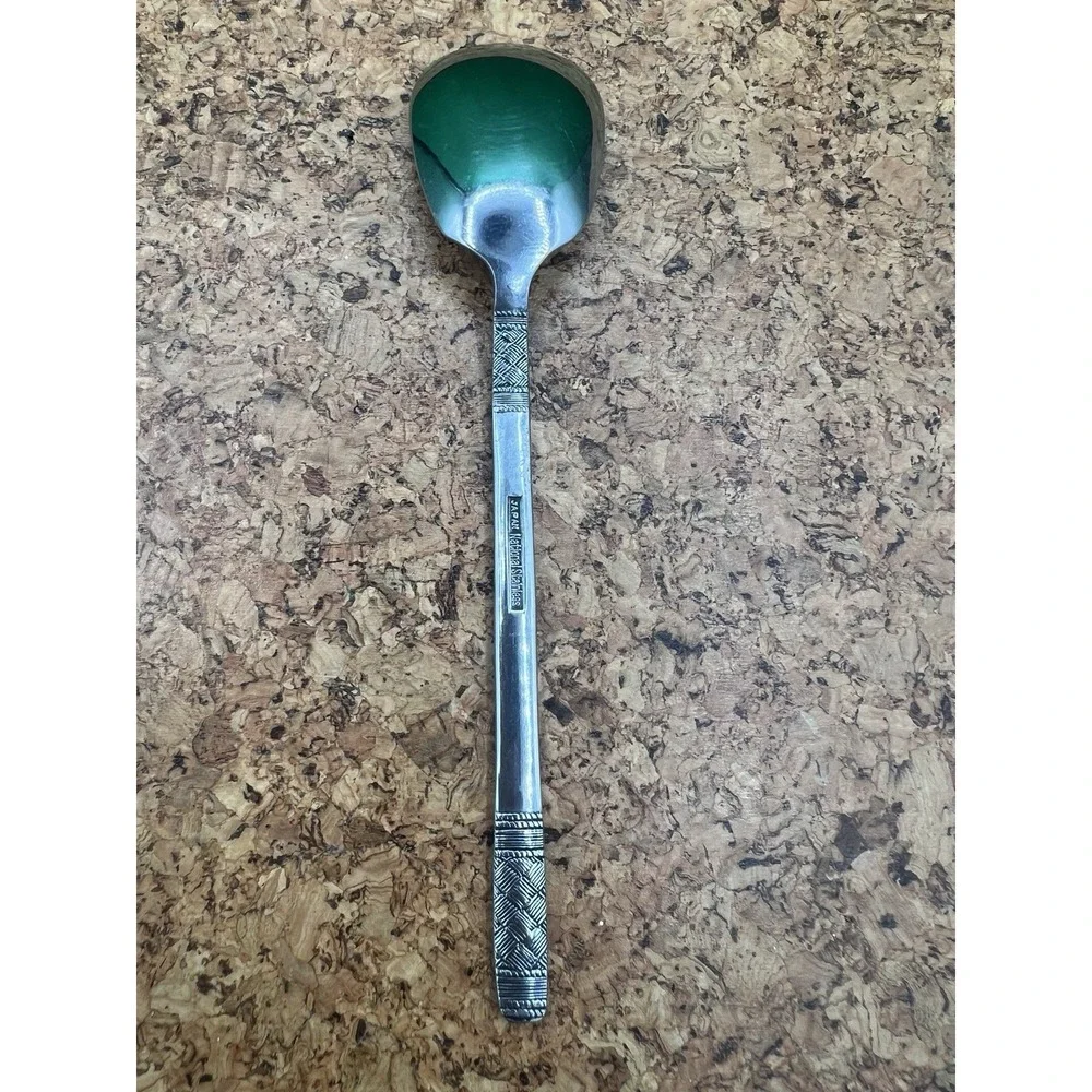 National TRACERY Stainless NS Japan‎ Basket Weave Silverware teaspoon Flatware